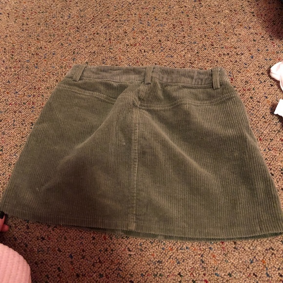 3/$30 sale! Forever21 Green Skirt Cordury - Picture 4 of 4